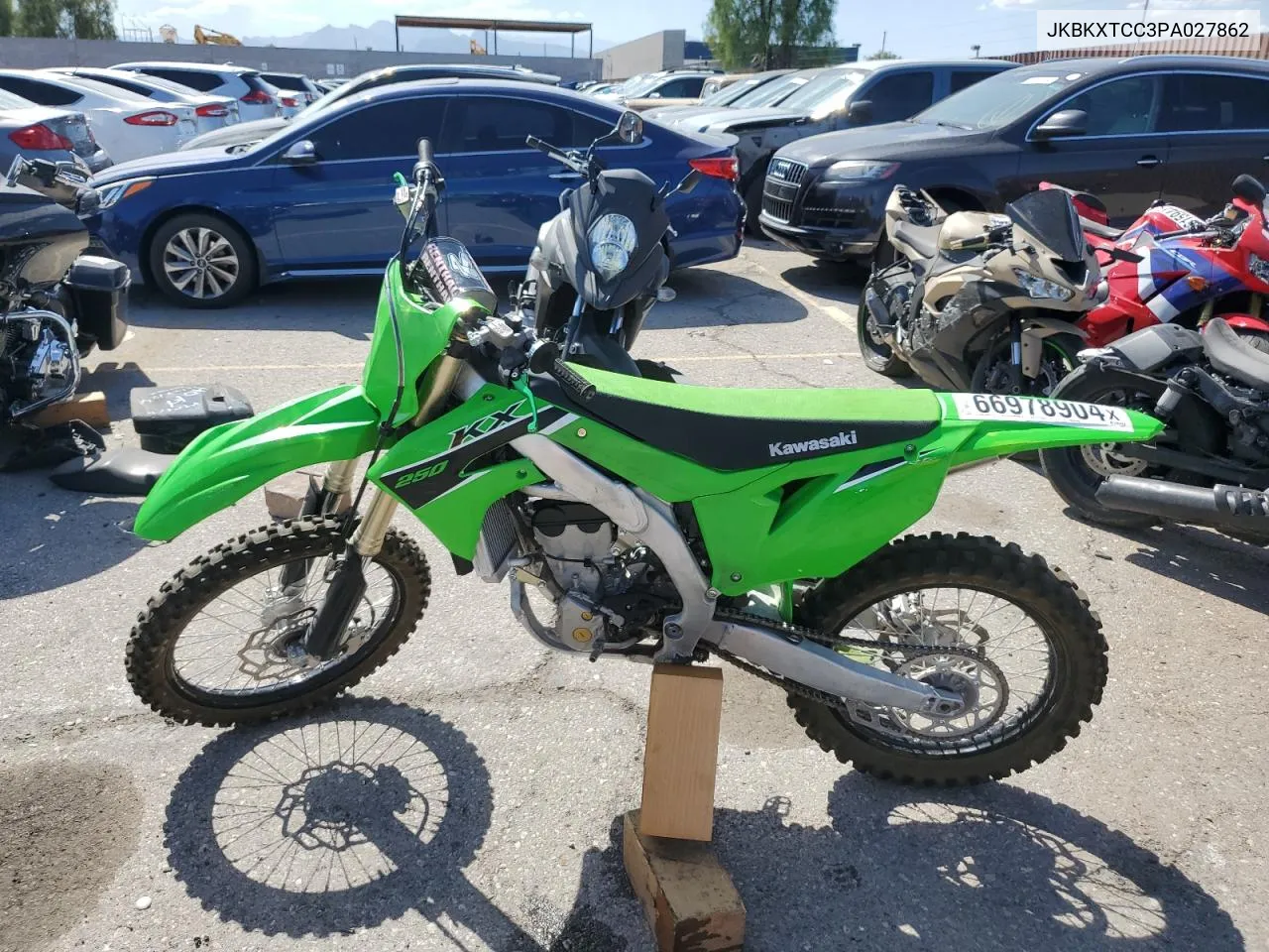 2023 Kawasaki Kx252 C VIN: JKBKXTCC3PA027862 Lot: 66978904