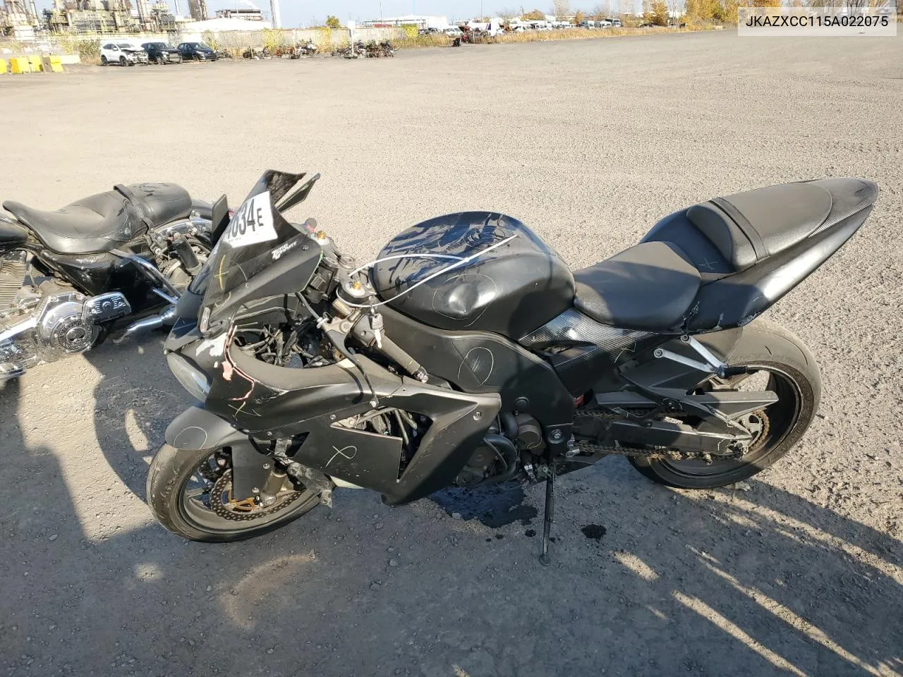 2005 Kawasaki Ninja Zx 10R VIN: JKAZXCC115A022075 Lot: 76794634