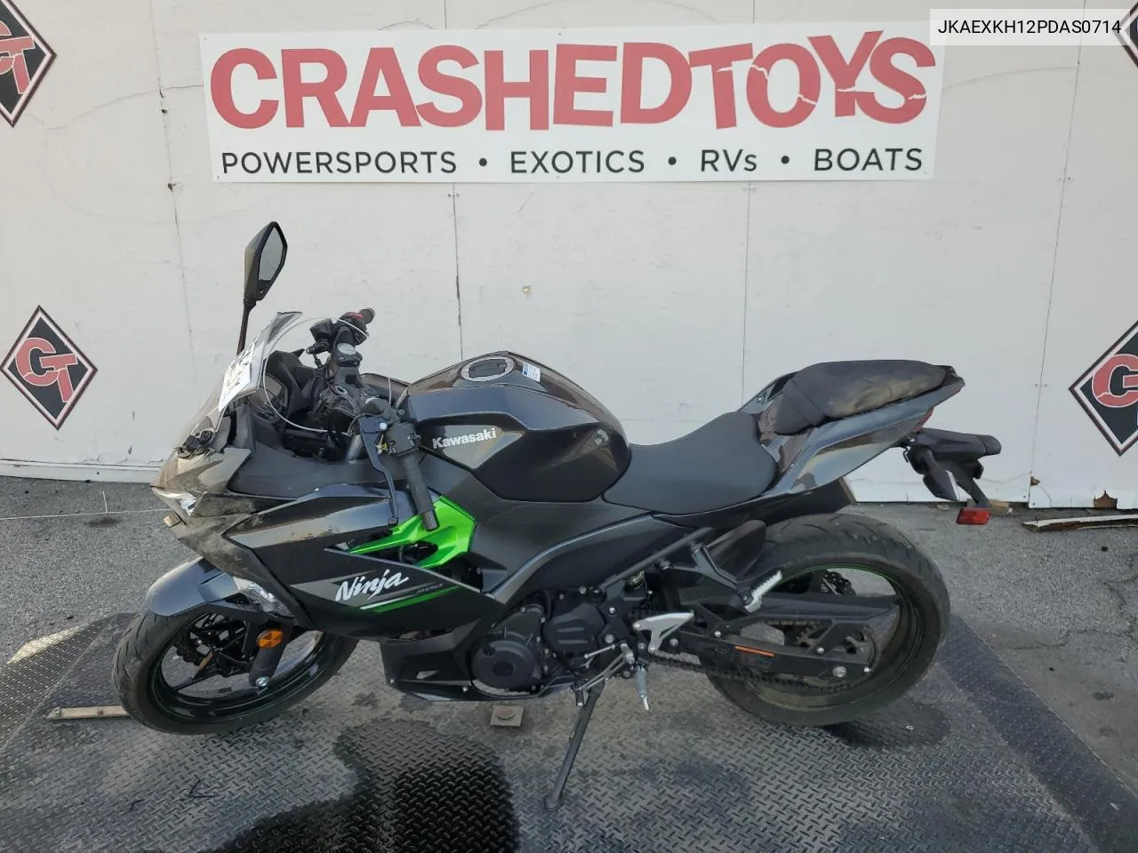 2023 Kawasaki Ex400 VIN: JKAEXKH12PDAS0714 Lot: 74187144