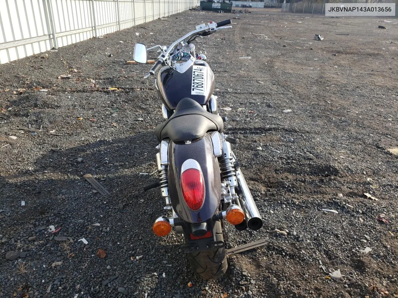 2003 Kawasaki Vn1500 P1 VIN: JKBVNAP143A013656 Lot: 76870674