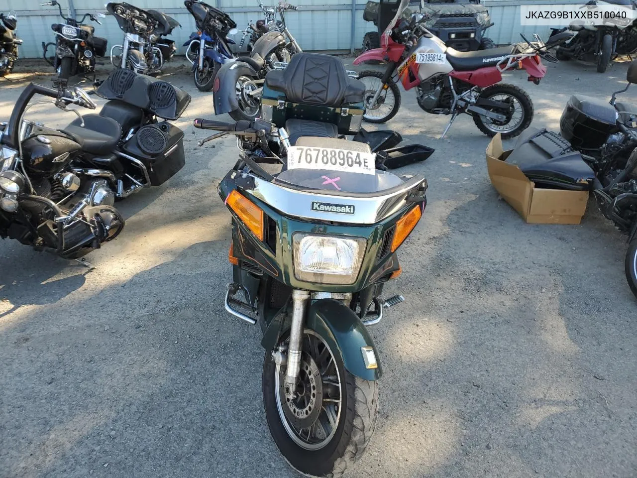 1999 Kawasaki Zg1200 B VIN: JKAZG9B1XXB510040 Lot: 76788964