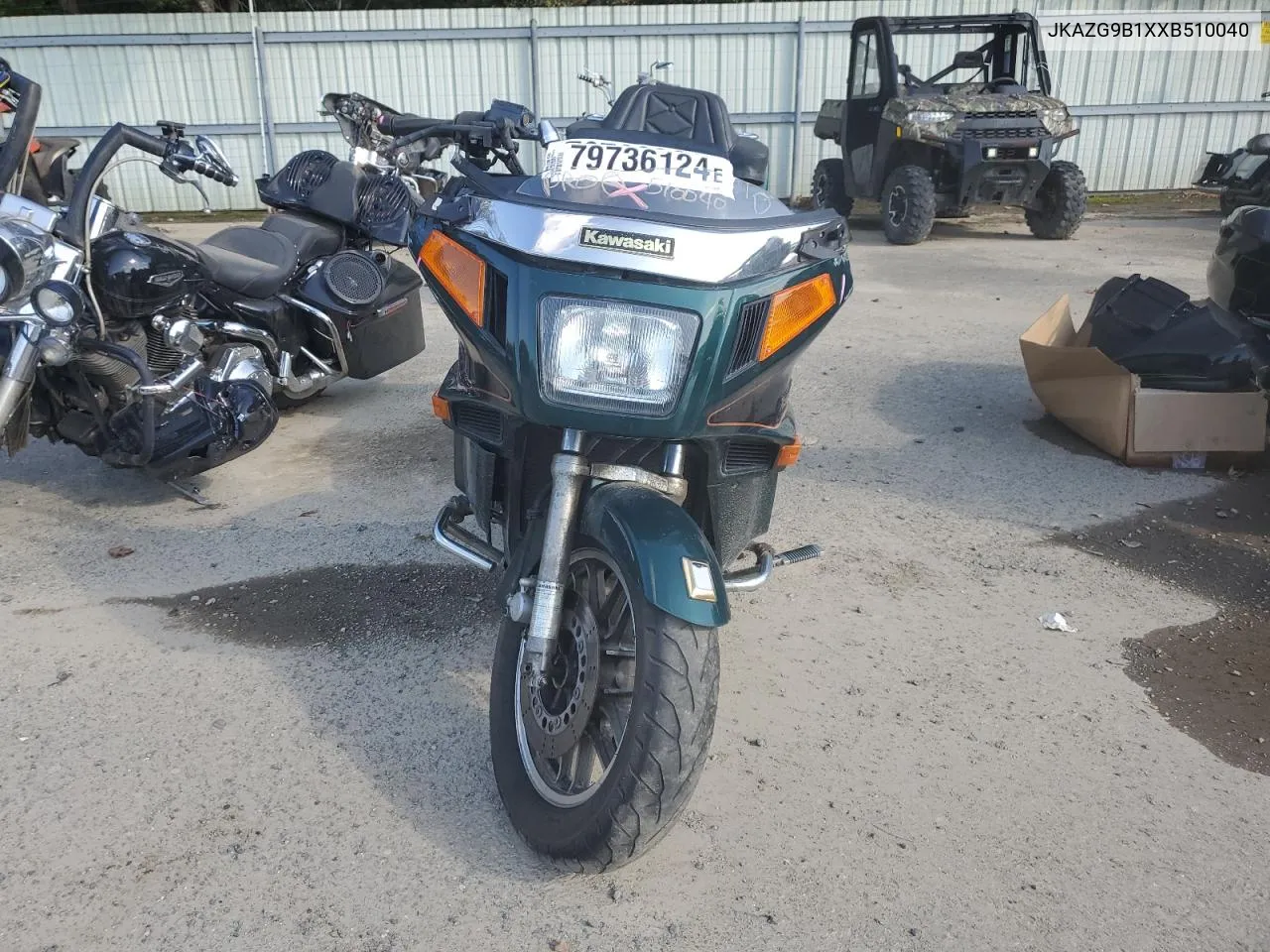 1999 Kawasaki Zg1200 B VIN: JKAZG9B1XXB510040 Lot: 79736124