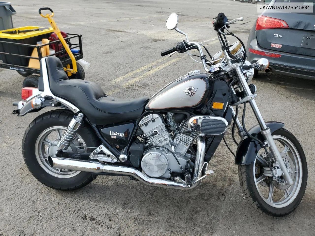 2002 Kawasaki Vn750 VIN: JKAVNDA142B545884 Lot: 80865764