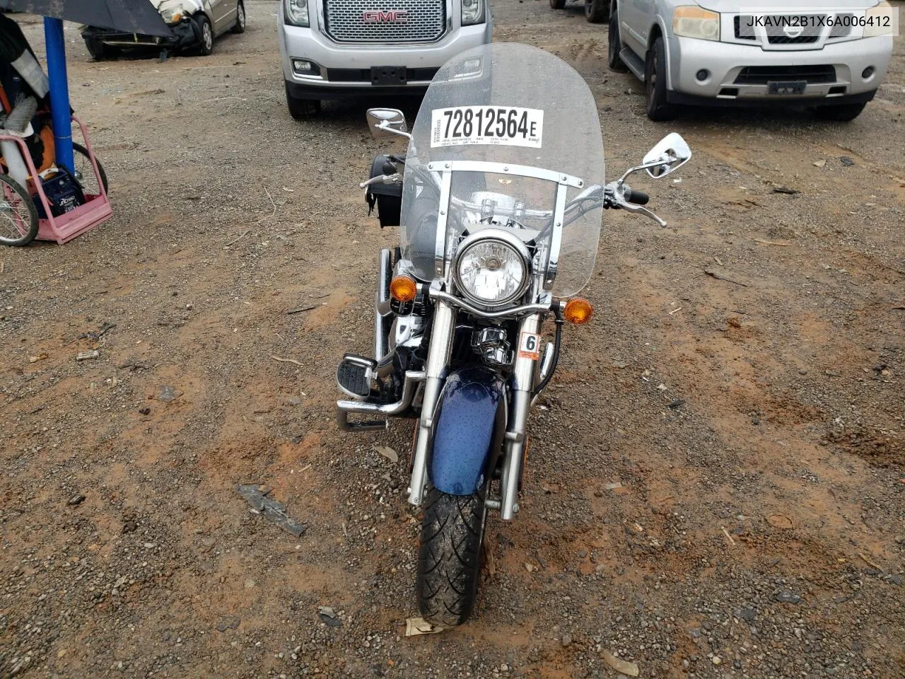 2006 Kawasaki Vn900 B VIN: JKAVN2B1X6A006412 Lot: 72812564