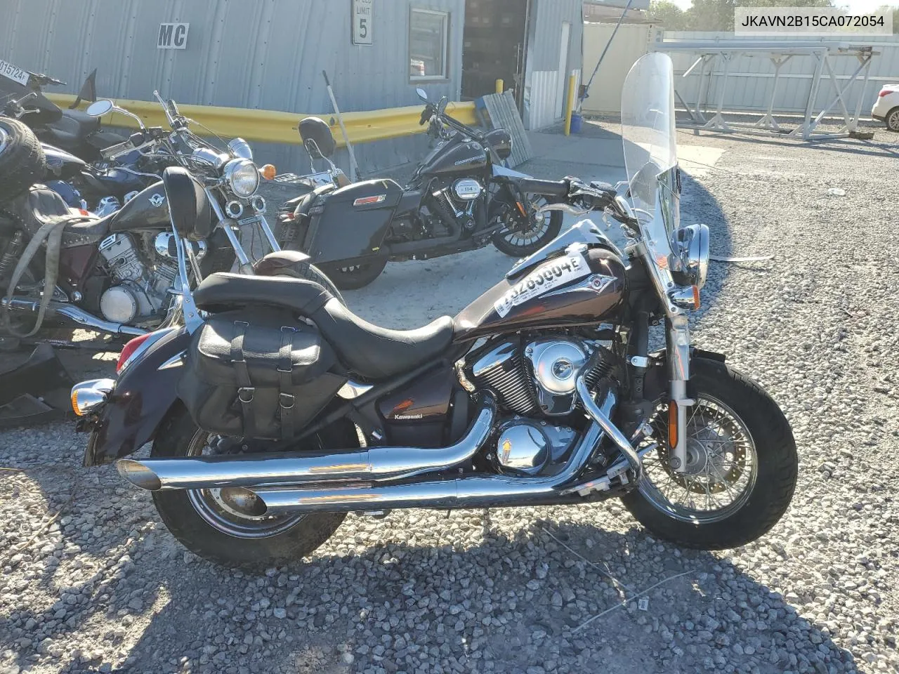 2012 Kawasaki Vn900 B VIN: JKAVN2B15CA072054 Lot: 73283664