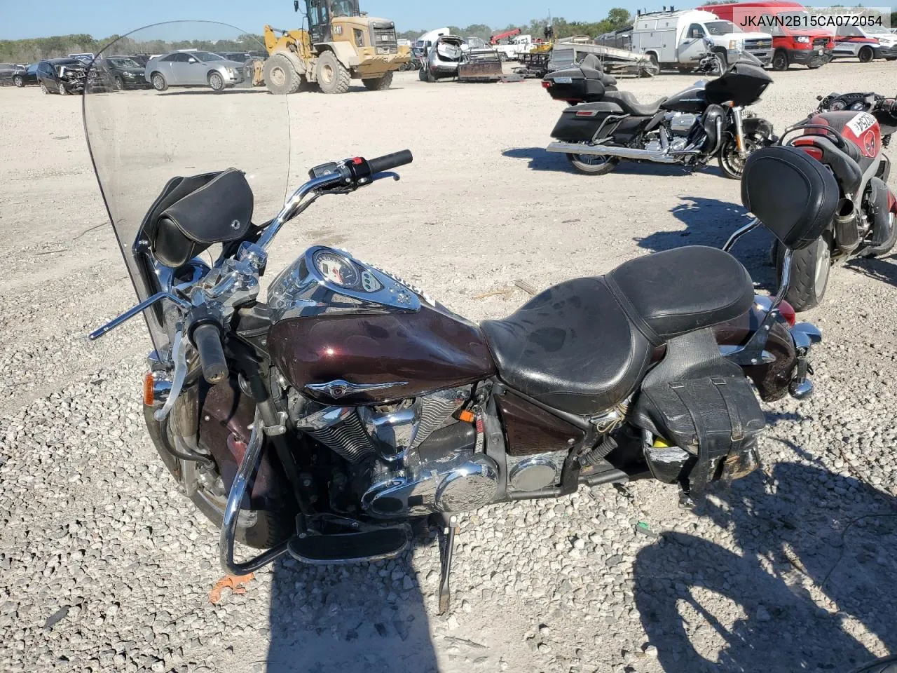 2012 Kawasaki Vn900 B VIN: JKAVN2B15CA072054 Lot: 73283664