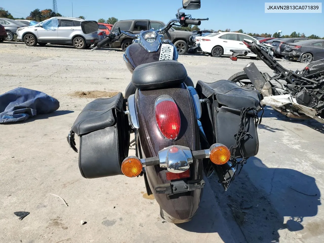 2012 Kawasaki Vn900 B VIN: JKAVN2B13CA071839 Lot: 76951604