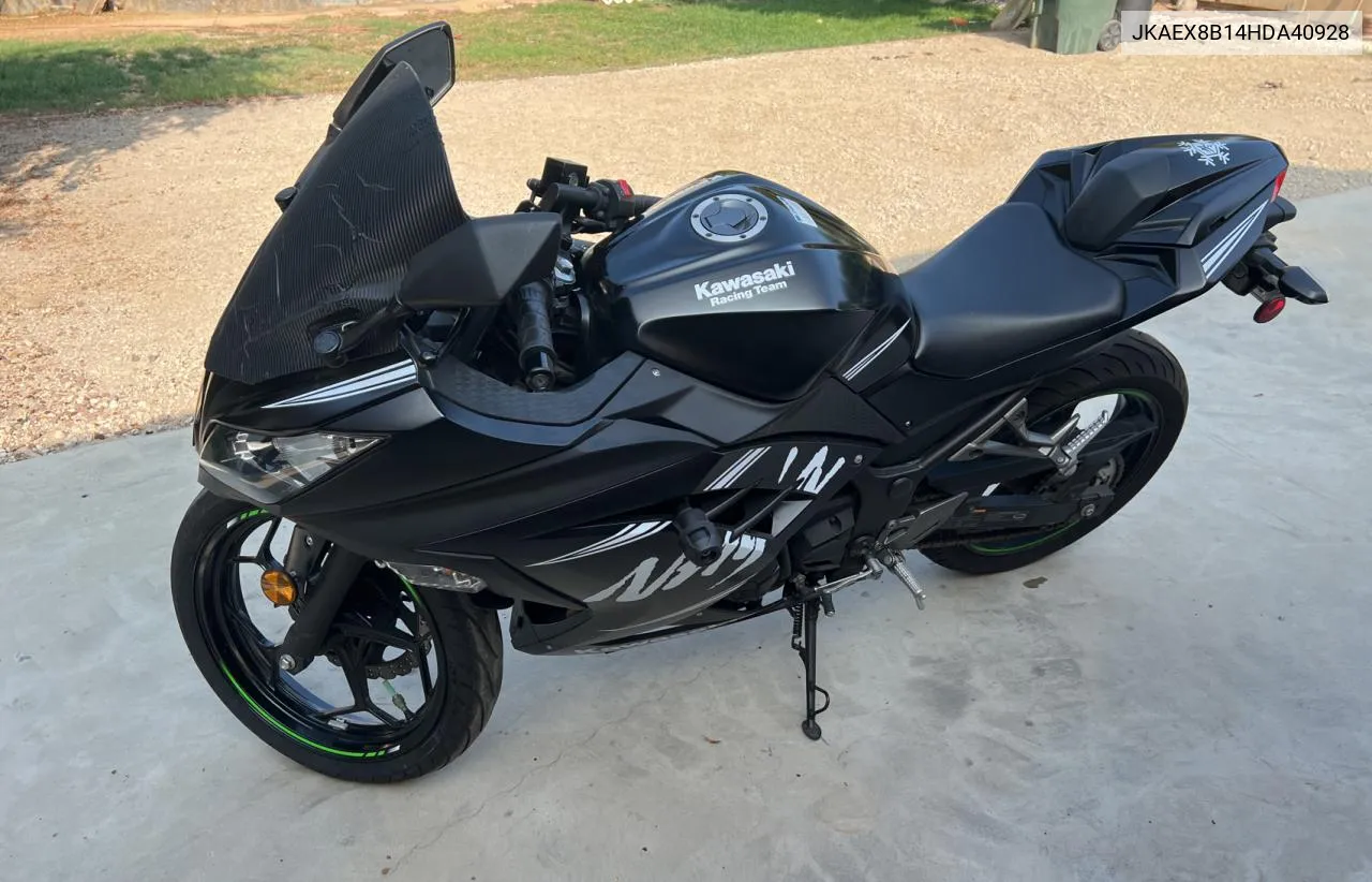 2017 Kawasaki Ex300 B VIN: JKAEX8B14HDA40928 Lot: 76627174