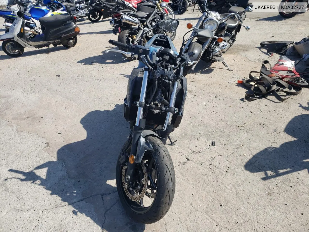 2019 Kawasaki Er650 G VIN: JKAEREG11KDA02727 Lot: 57209754