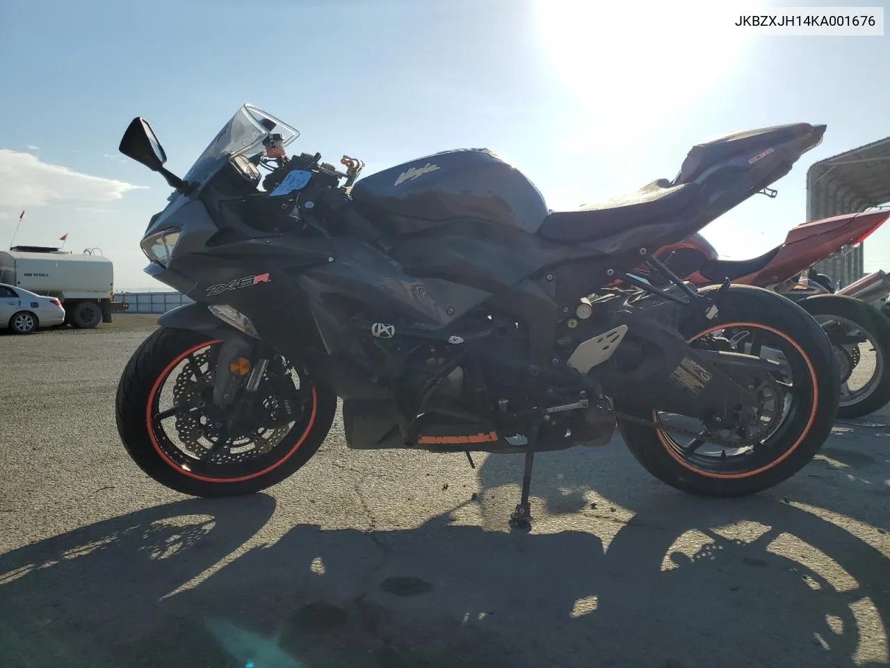 2019 Kawasaki Zx636 K VIN: JKBZXJH14KA001676 Lot: 73727814