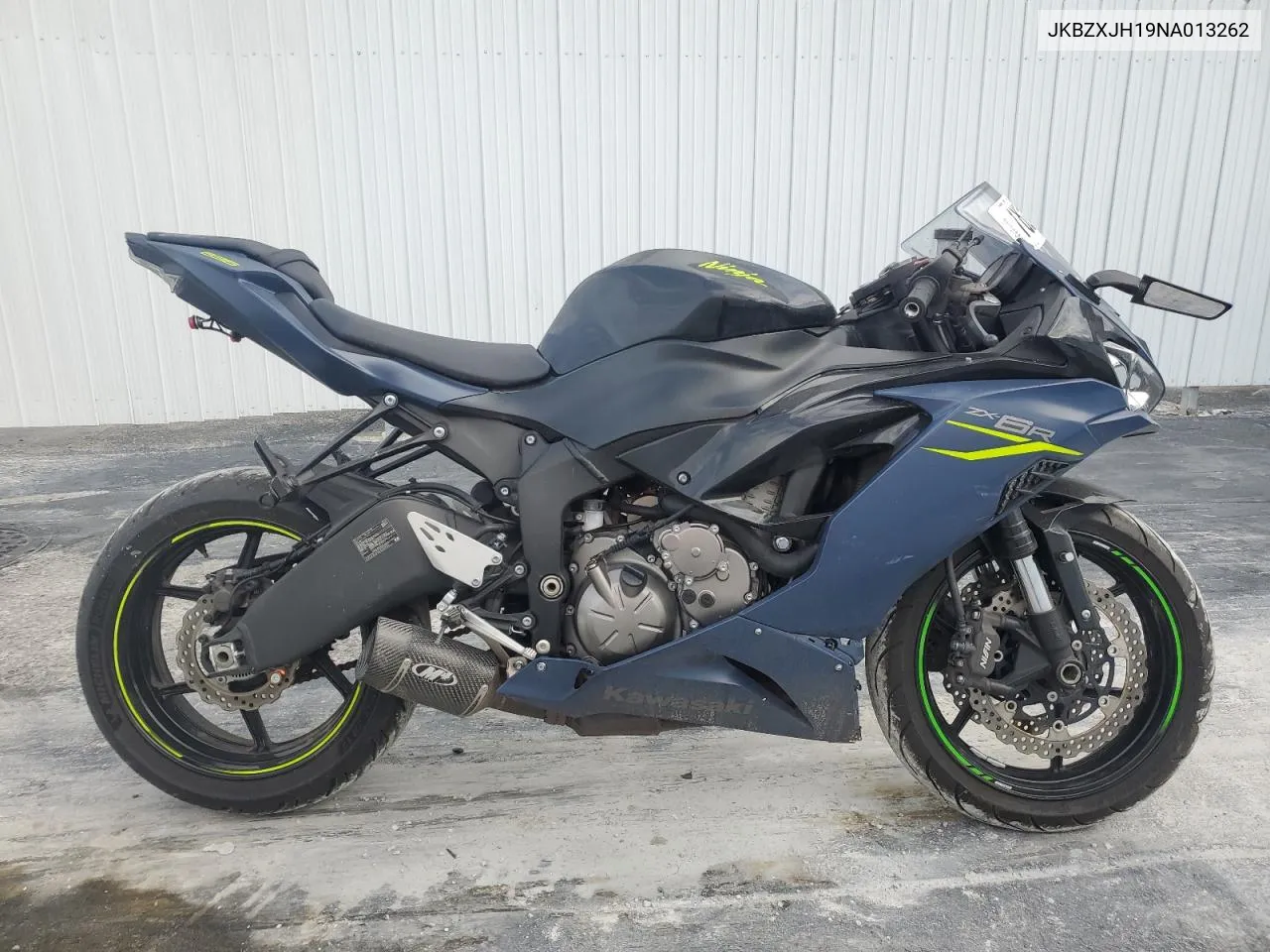 2022 Kawasaki Zx636 K VIN: JKBZXJH19NA013262 Lot: 78215184