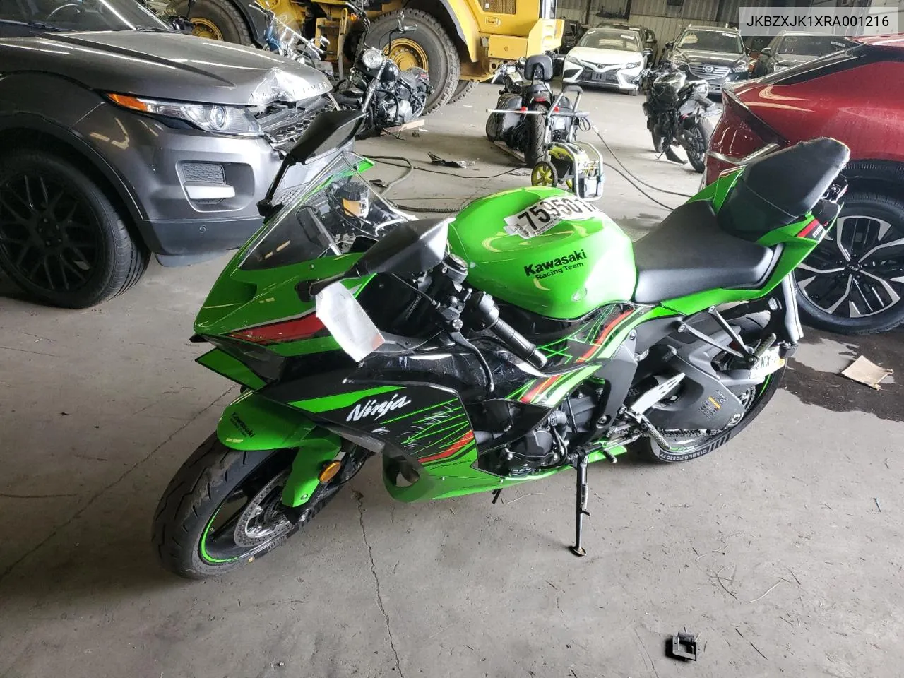 2024 Kawasaki Zx636 K VIN: JKBZXJK1XRA001216 Lot: 75950184