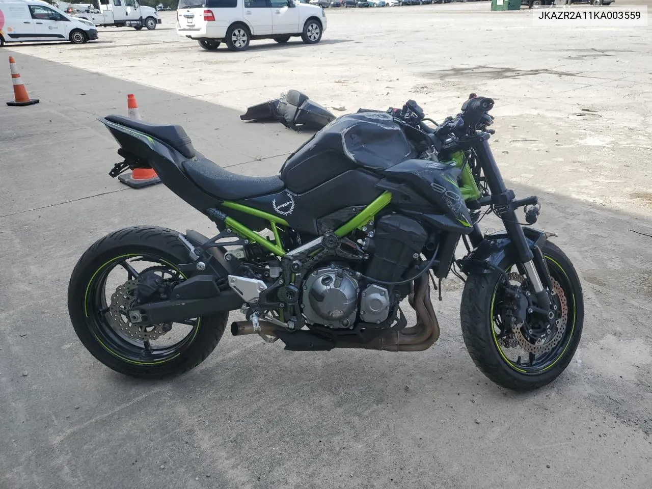 2019 Kawasaki Zr900 VIN: JKAZR2A11KA003559 Lot: 72714814