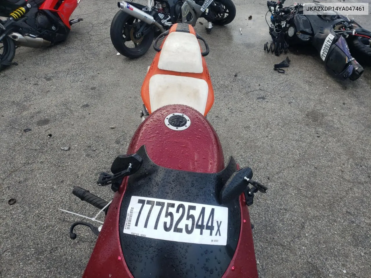 2000 Kawasaki Zx750 P VIN: JKAZXDP14YA047461 Lot: 77752544