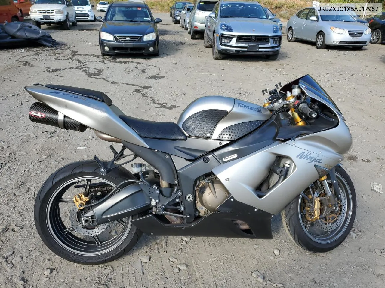 2005 Kawasaki Zx636 C1 VIN: JKBZXJC1X5A017957 Lot: 75260234