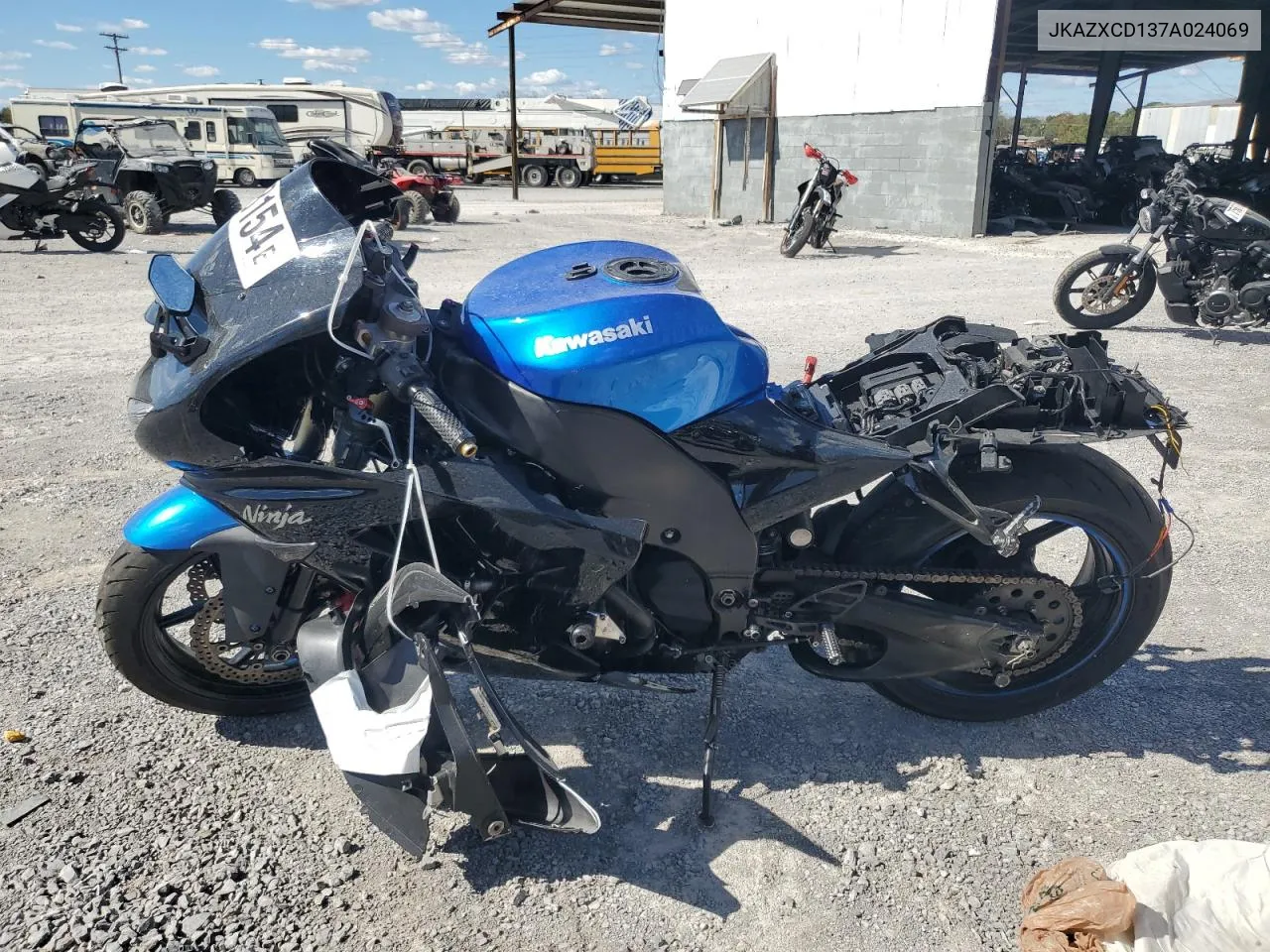 2007 Kawasaki Zx1000 D VIN: JKAZXCD137A024069 Lot: 76108154