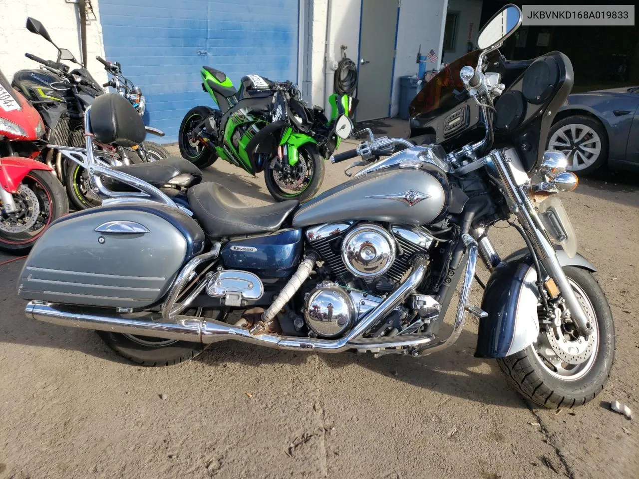 2008 Kawasaki Vn1600 D VIN: JKBVNKD168A019833 Lot: 74930144