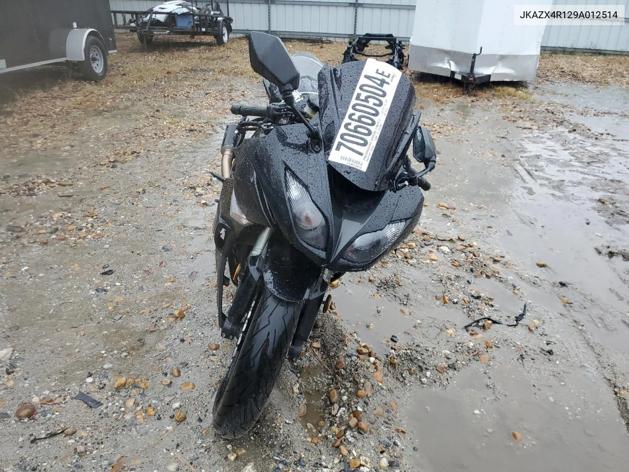 2009 Kawasaki Zx600 R VIN: JKAZX4R129A012514 Lot: 70660504