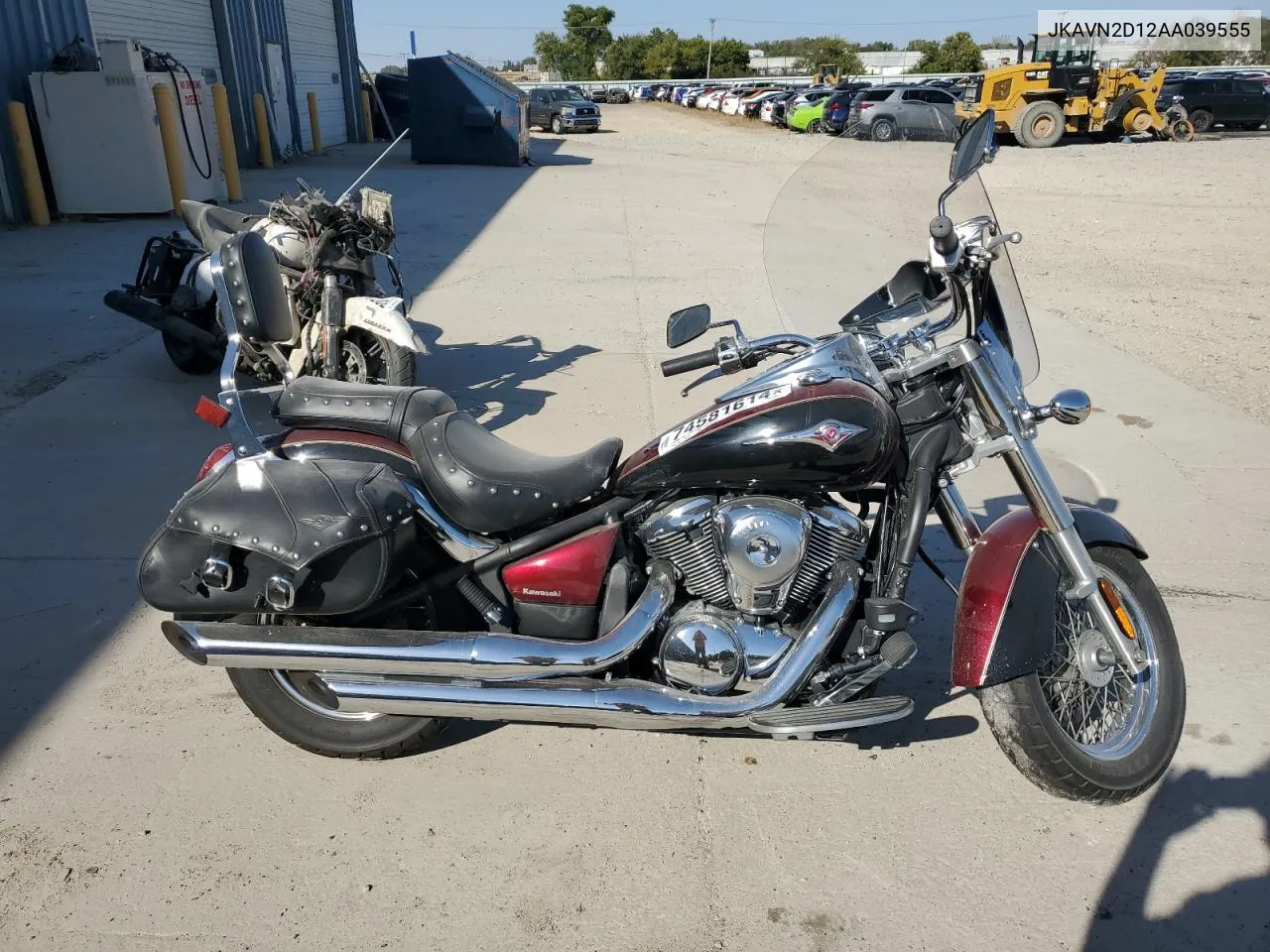 2010 Kawasaki Vn900 D VIN: JKAVN2D12AA039555 Lot: 74581614