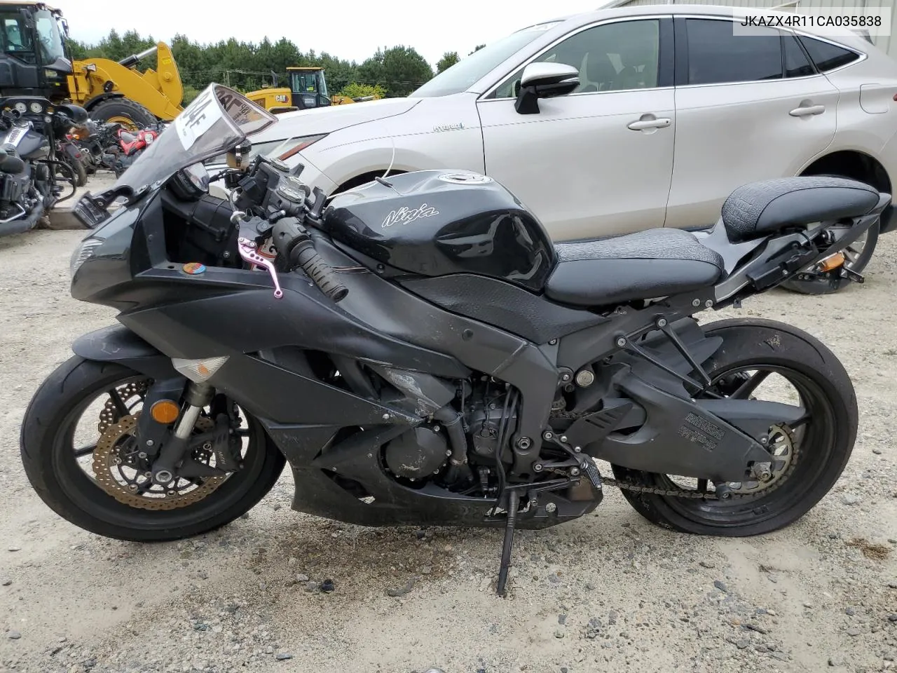 2012 Kawasaki Zx600 R VIN: JKAZX4R11CA035838 Lot: 72014384