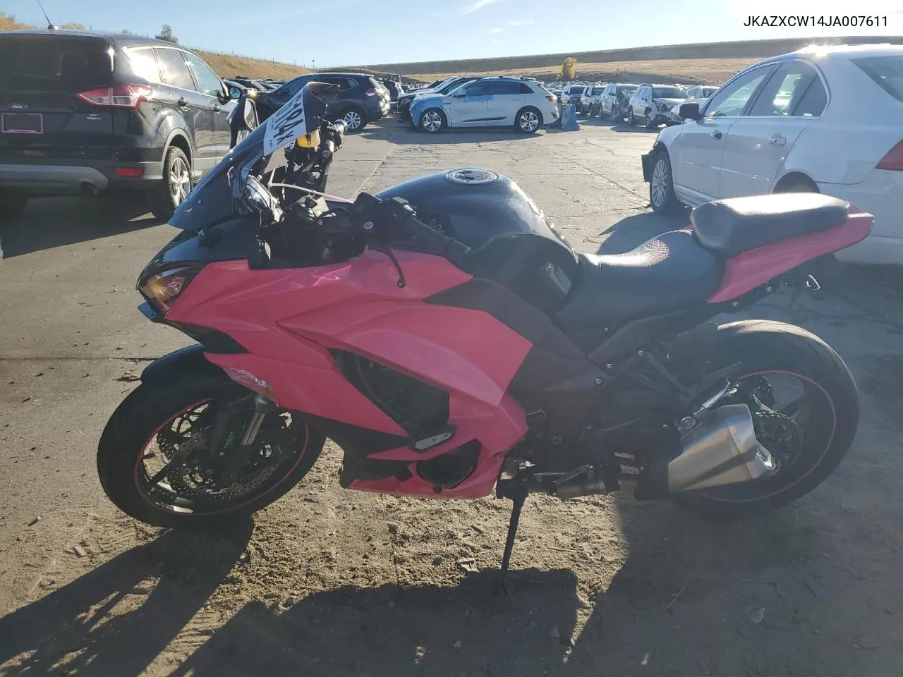 2018 Kawasaki Zx1000 W VIN: JKAZXCW14JA007611 Lot: 75926184