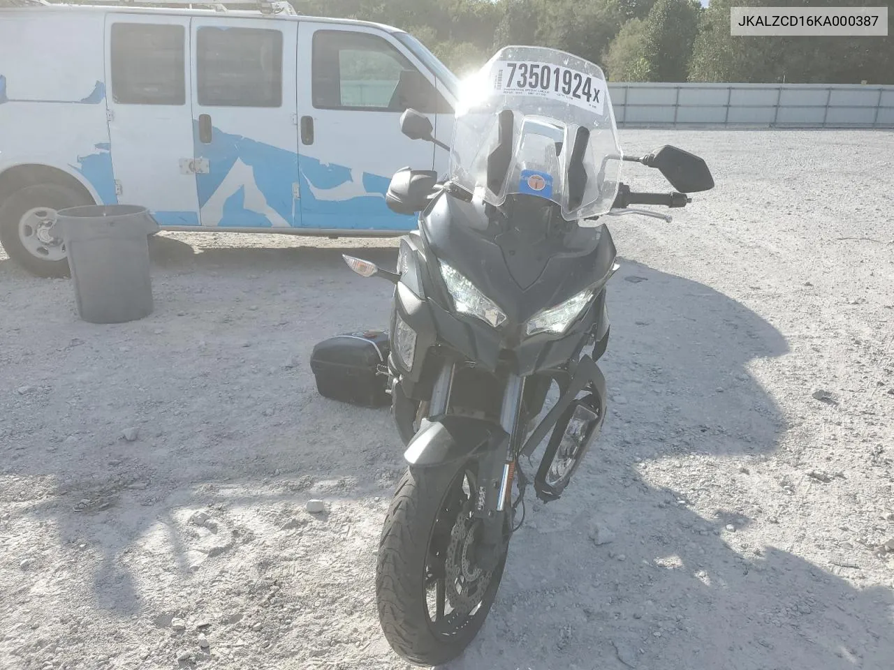 2019 Kawasaki Klz1000 D VIN: JKALZCD16KA000387 Lot: 73501924