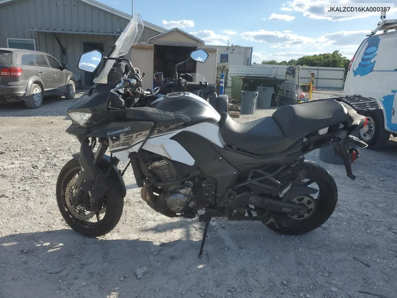 2019 Kawasaki Klz1000 D VIN: JKALZCD16KA000387 Lot: 73501924