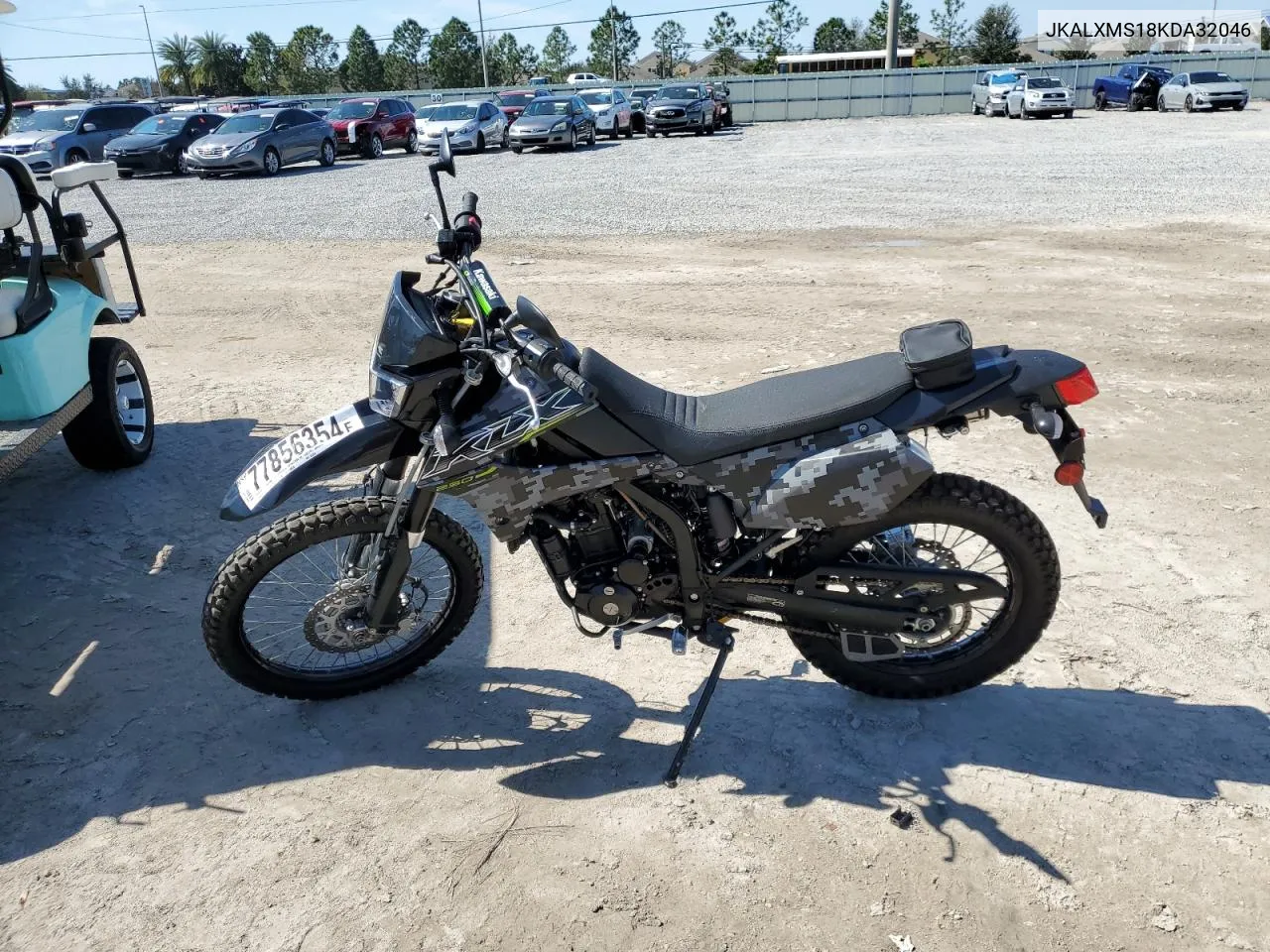 2019 Kawasaki Klx250 S VIN: JKALXMS18KDA32046 Lot: 77856354