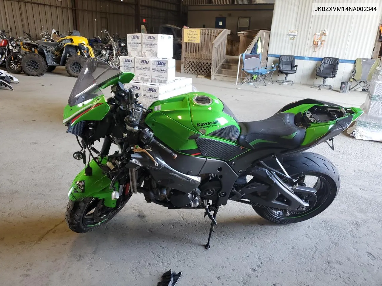 2022 Kawasaki Zx1002 M VIN: JKBZXVM14NA002344 Lot: 71232374