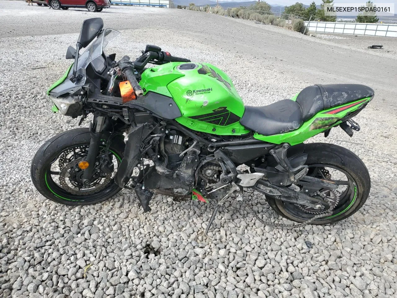 2023 Kawasaki Ex650 P VIN: ML5EXEP15PDAB0161 Lot: 68470264