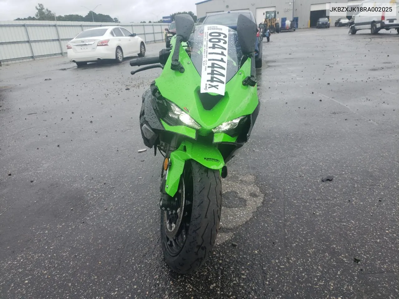 JKBZXJK18RA002025 2024 Kawasaki Zx636 K