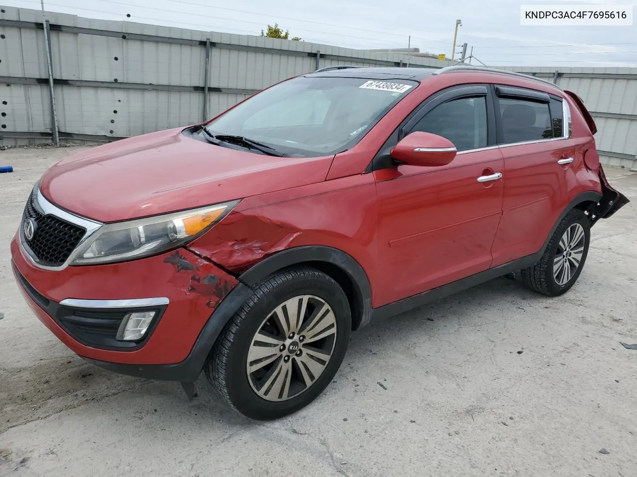 KNDPC3AC4F7695616 2015 Kia Sportage Ex