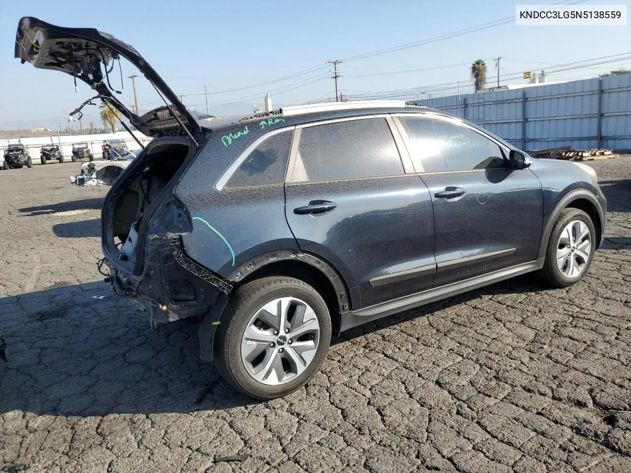 2022 Kia Niro S VIN: KNDCC3LG5N5138559 Lot: 71262154