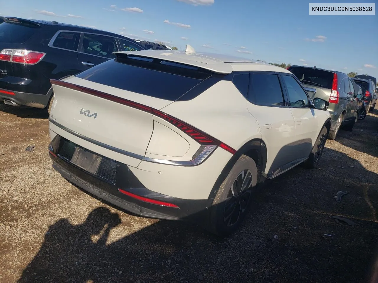 KNDC3DLC9N5038628 2022 Kia Ev6 Light