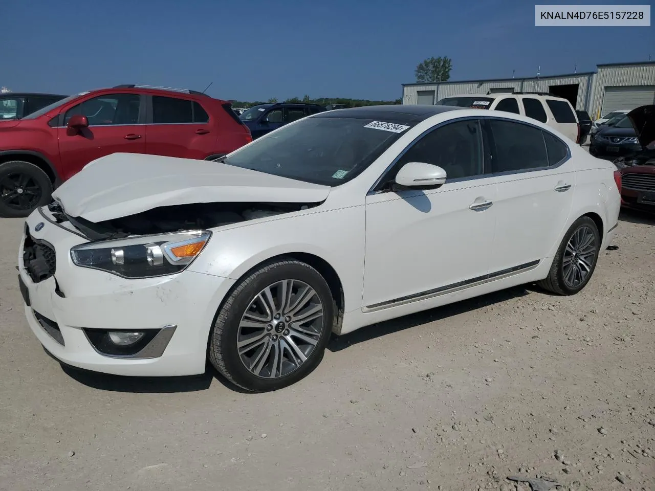 2014 Kia Cadenza Premium VIN: KNALN4D76E5157228 Lot: 66576294