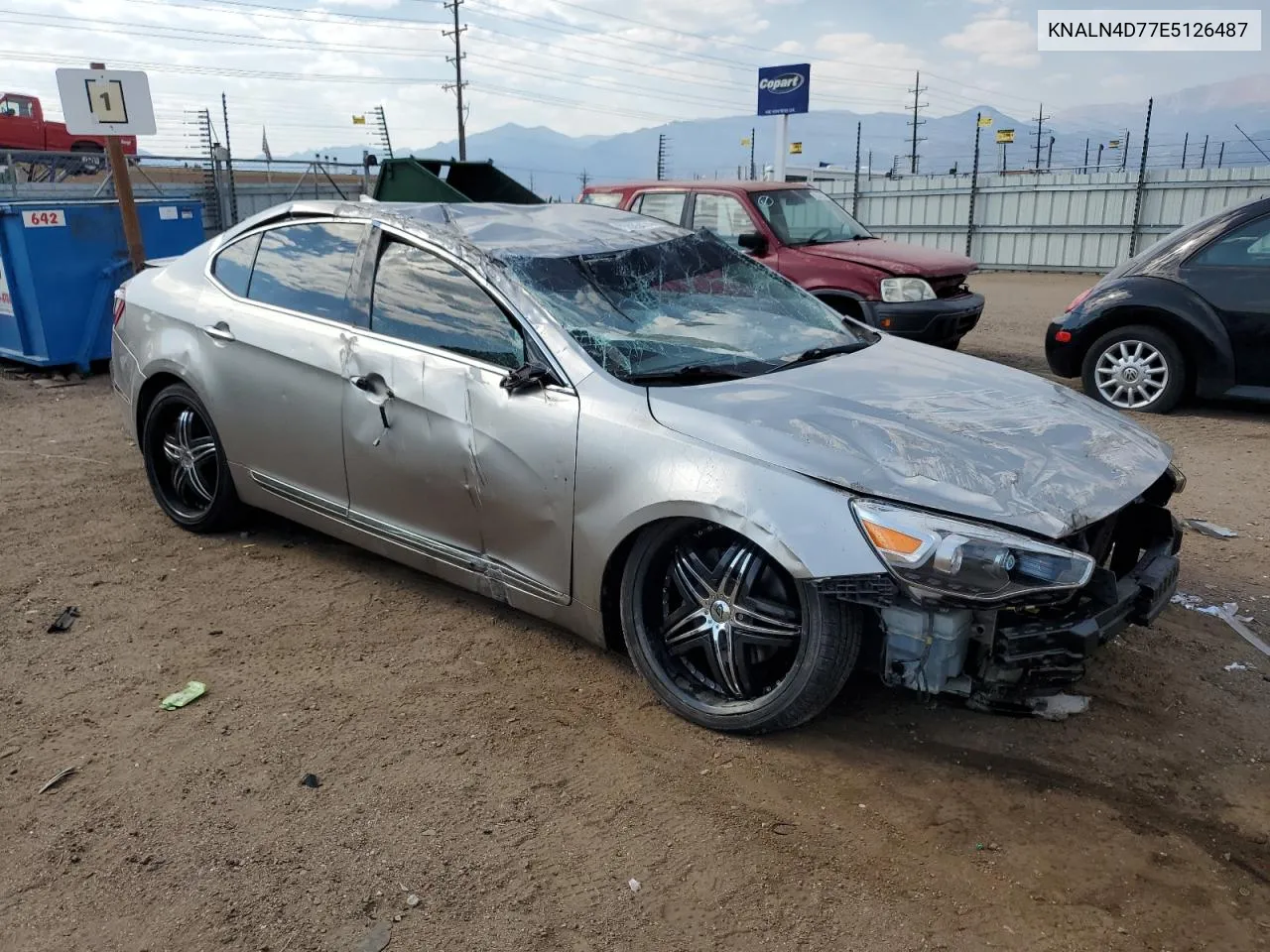 2014 Kia Cadenza Premium VIN: KNALN4D77E5126487 Lot: 75335474