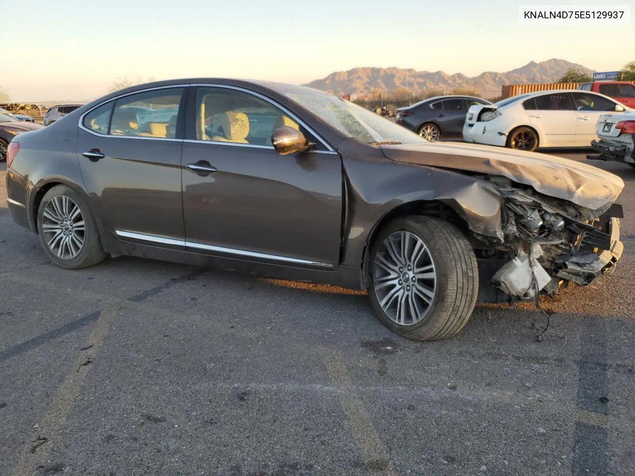 2014 Kia Cadenza Premium VIN: KNALN4D75E5129937 Lot: 76095514