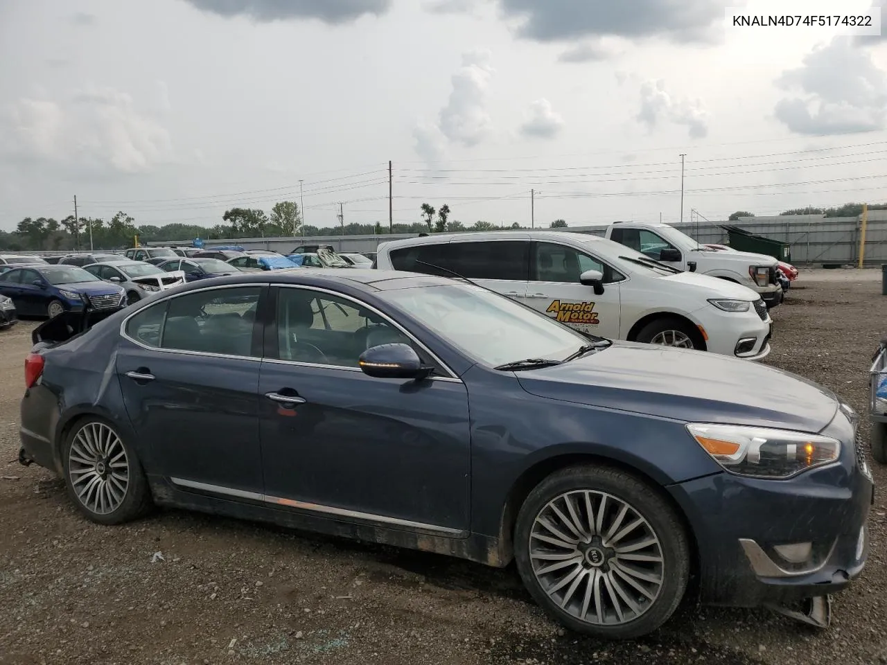 2015 Kia Cadenza Premium VIN: KNALN4D74F5174322 Lot: 64187194