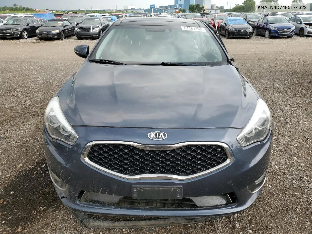 2015 Kia Cadenza Premium VIN: KNALN4D74F5174322 Lot: 64187194