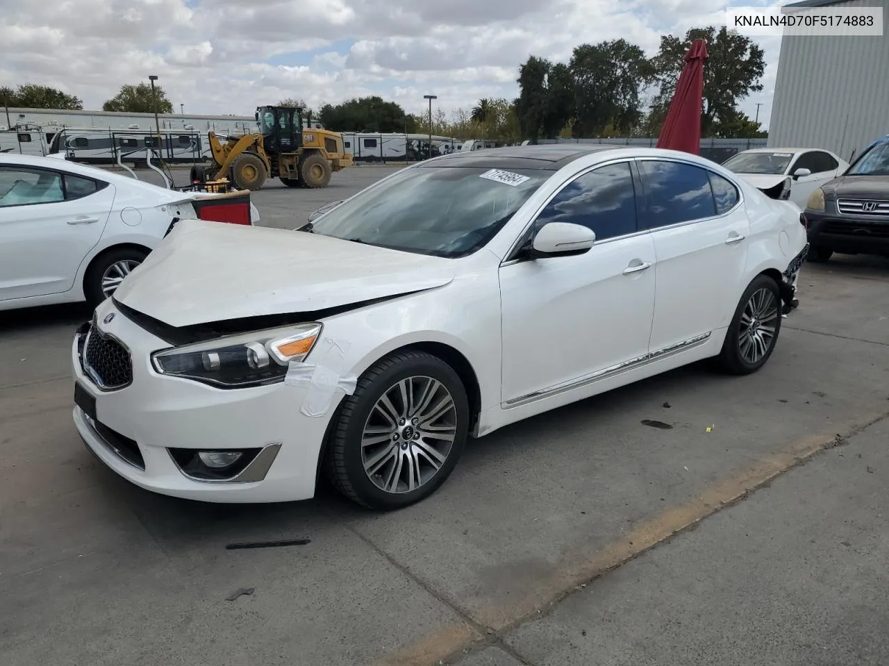 2015 Kia Cadenza Premium VIN: KNALN4D70F5174883 Lot: 71745964