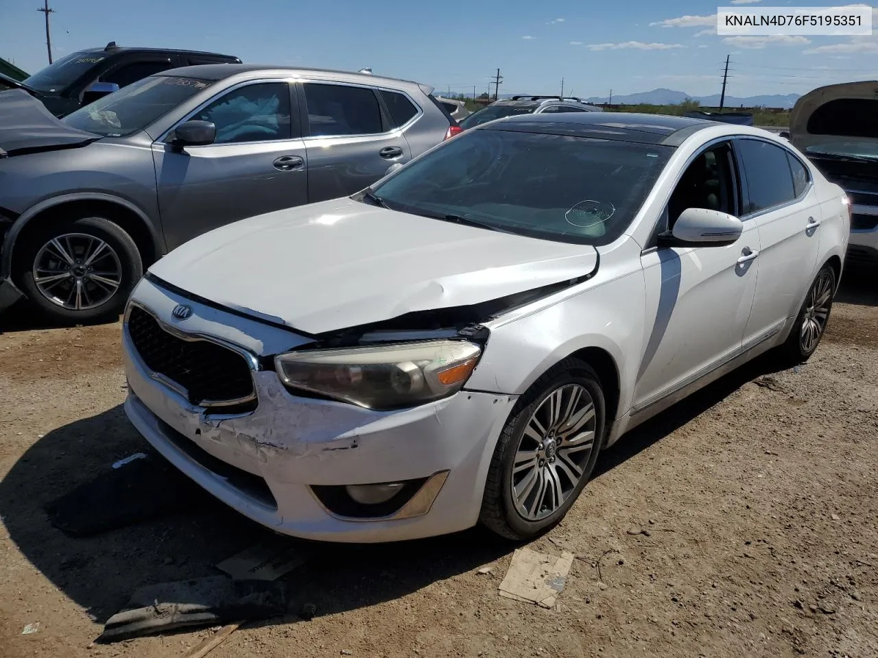 2015 Kia Cadenza Premium VIN: KNALN4D76F5195351 Lot: 72582884