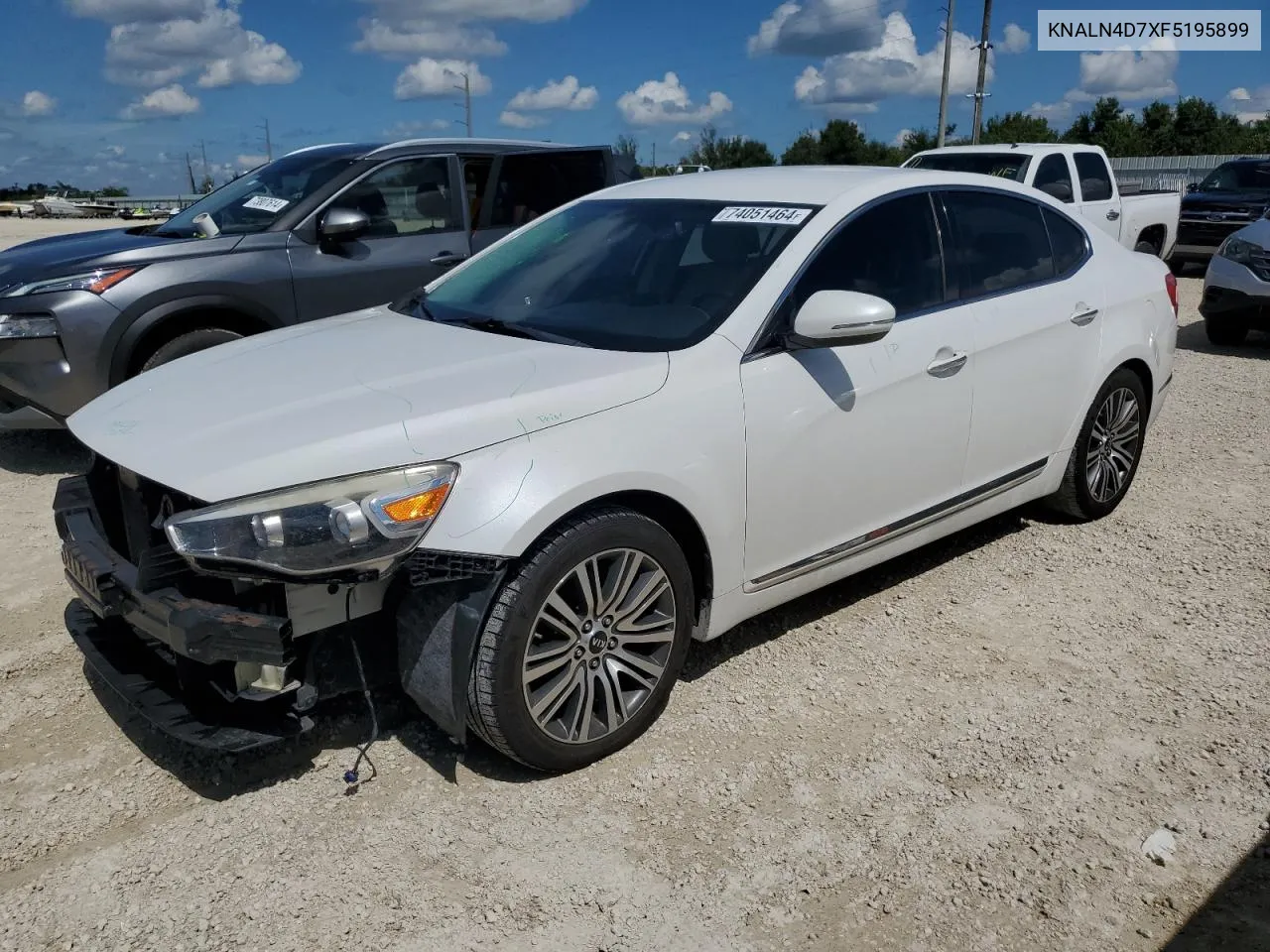 2015 Kia Cadenza Premium VIN: KNALN4D7XF5195899 Lot: 74051464