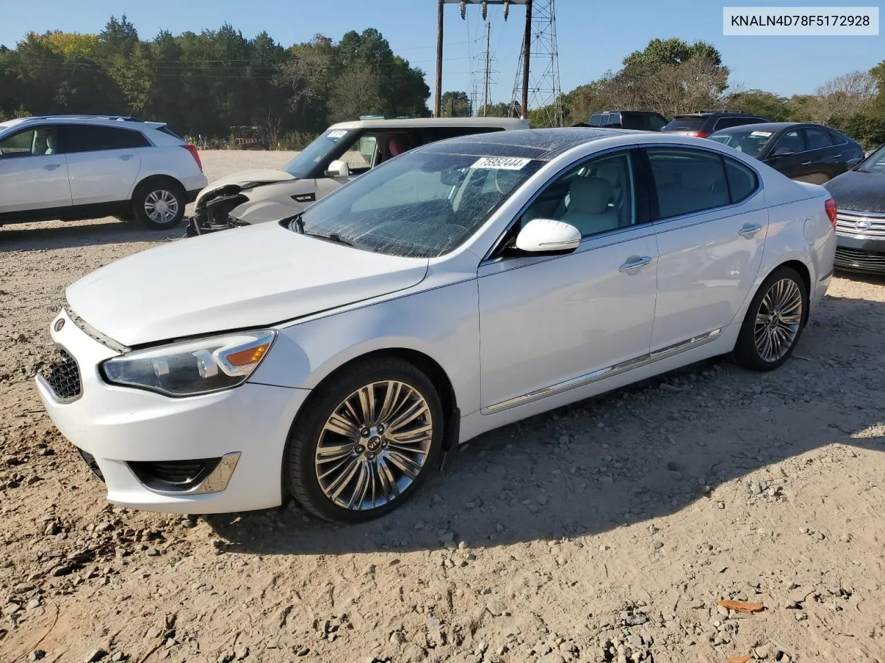 2015 Kia Cadenza Premium VIN: KNALN4D78F5172928 Lot: 75952444