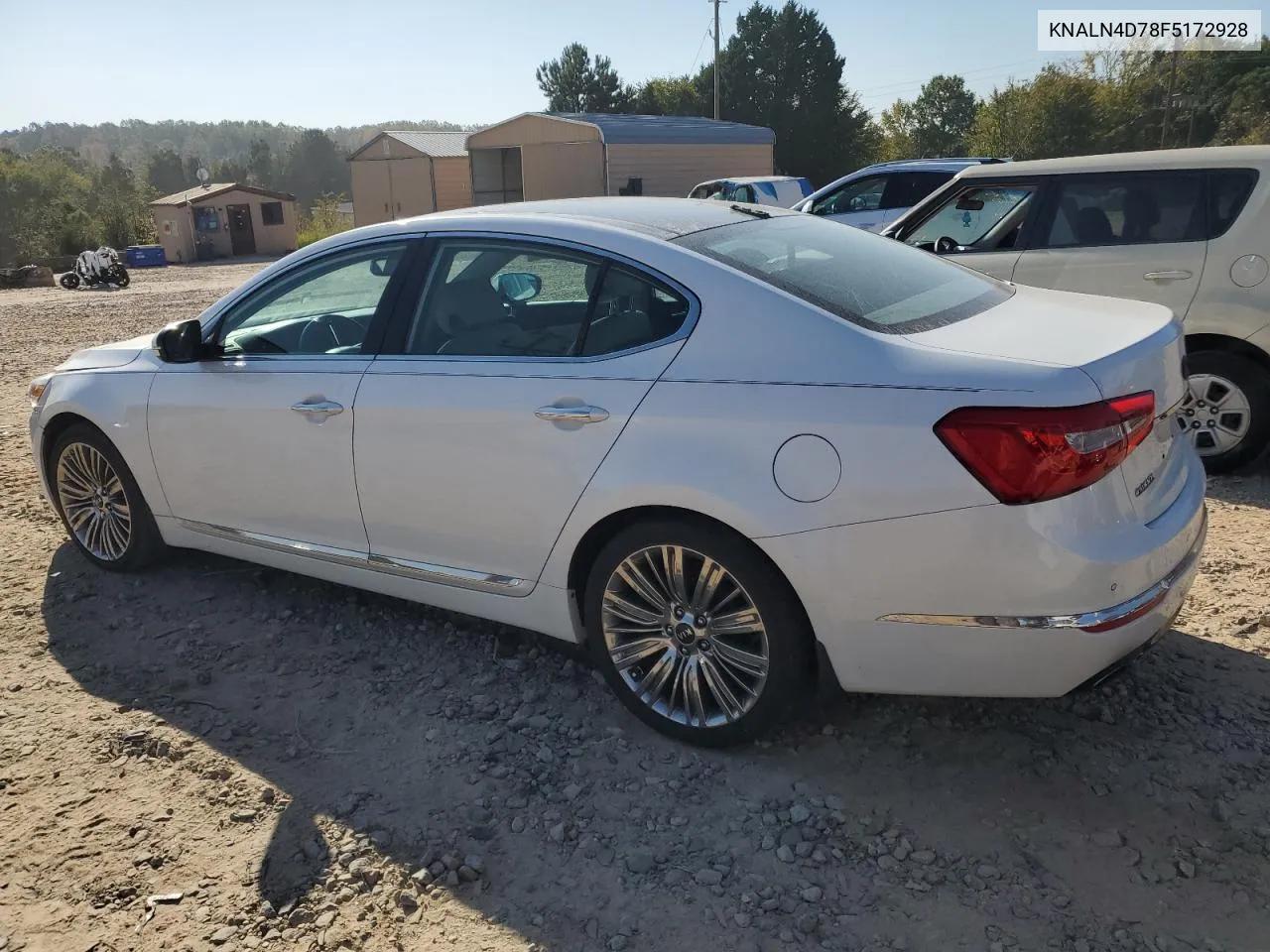 2015 Kia Cadenza Premium VIN: KNALN4D78F5172928 Lot: 75952444