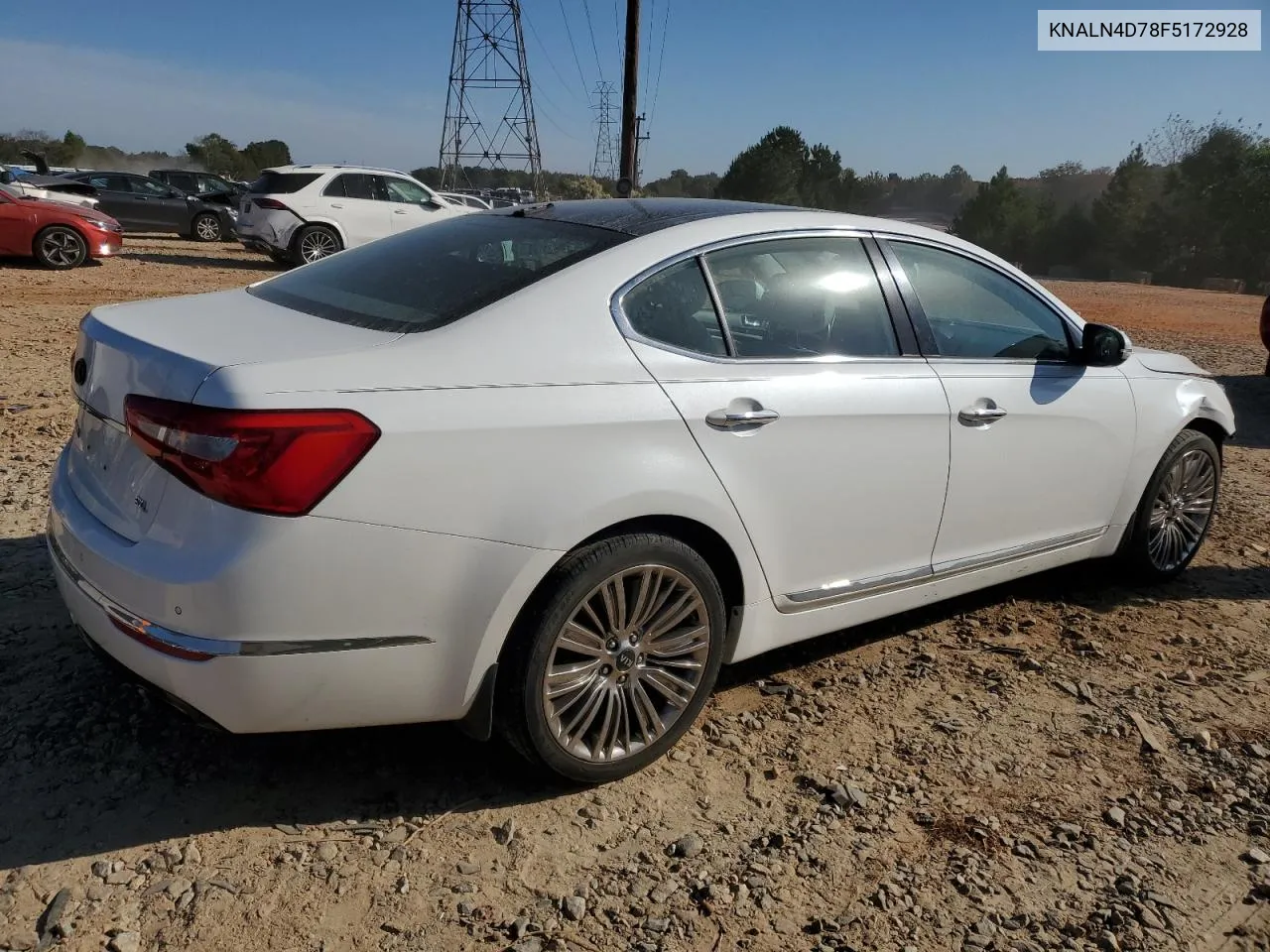 2015 Kia Cadenza Premium VIN: KNALN4D78F5172928 Lot: 75952444