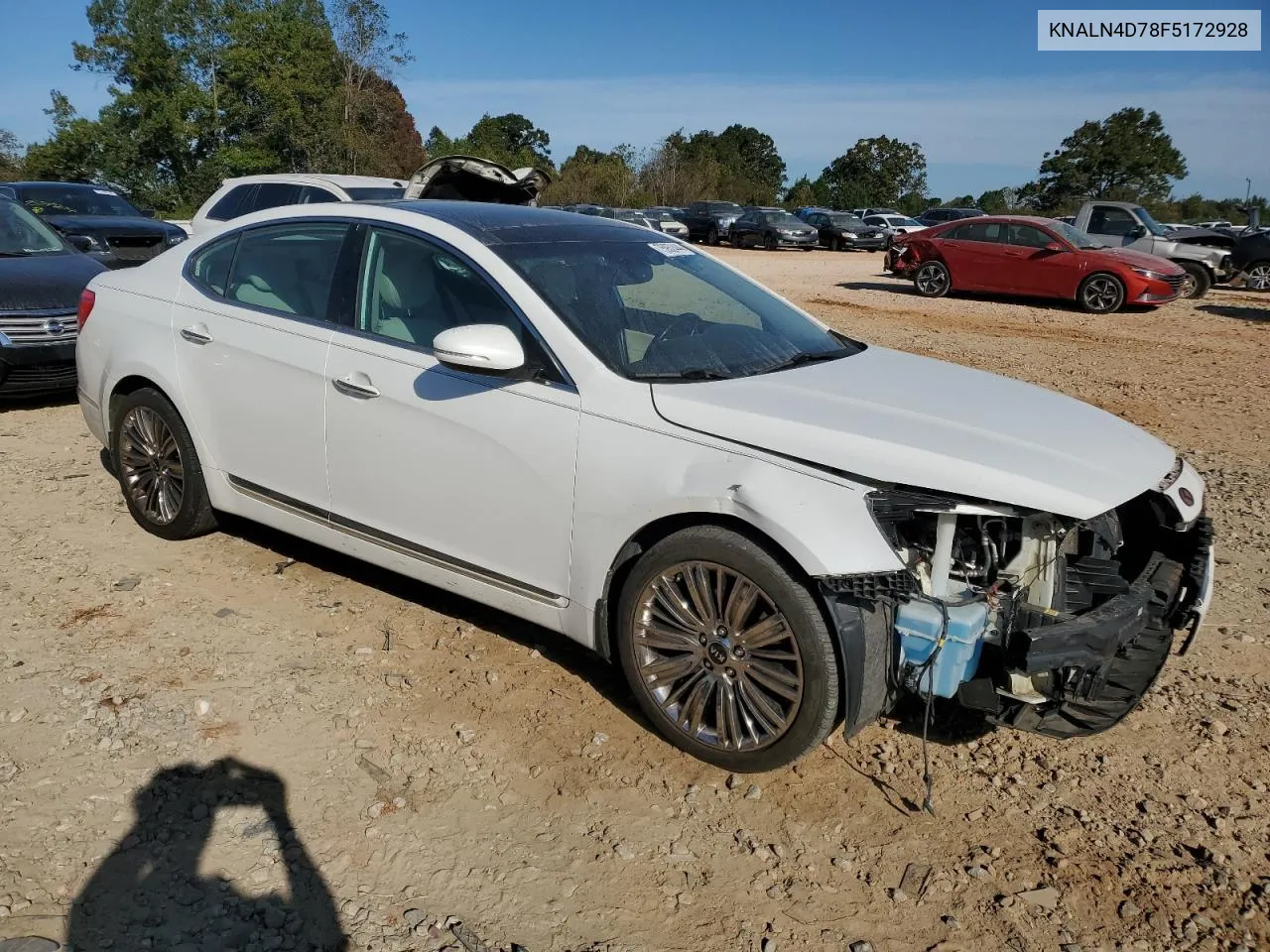 2015 Kia Cadenza Premium VIN: KNALN4D78F5172928 Lot: 75952444