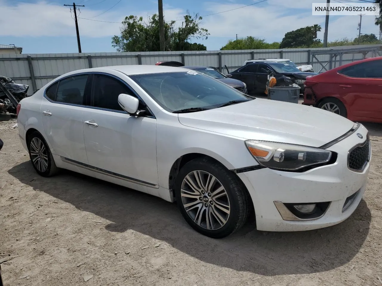 2016 Kia Cadenza Luxury VIN: KNALN4D74G5221463 Lot: 52043394