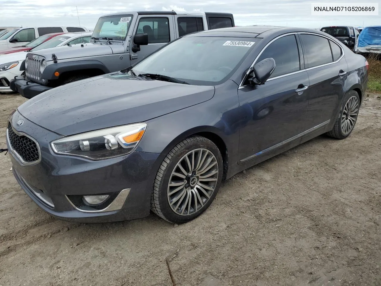 2016 Kia Cadenza Luxury VIN: KNALN4D71G5206869 Lot: 75530964