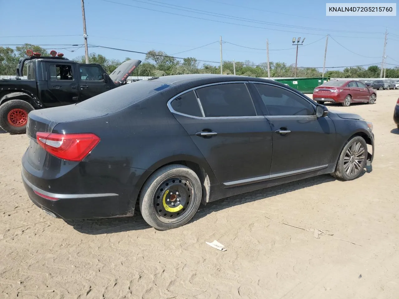 2016 Kia Cadenza Luxury VIN: KNALN4D72G5215760 Lot: 76055694