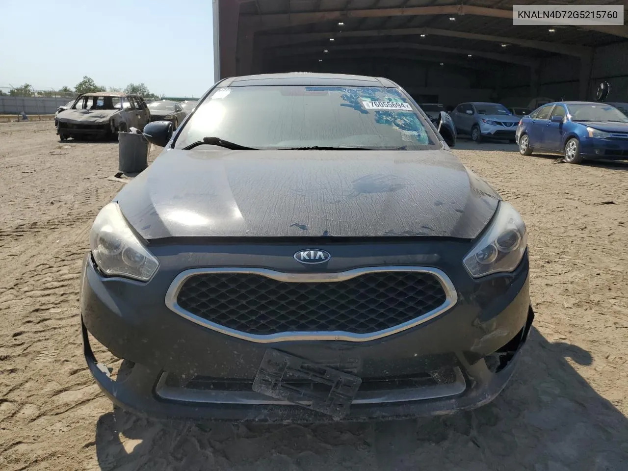 2016 Kia Cadenza Luxury VIN: KNALN4D72G5215760 Lot: 76055694